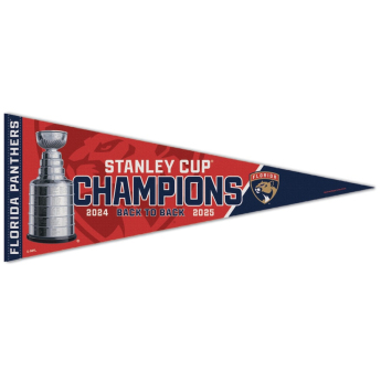 Florida Panthers flaga 2025 WinCraft Back-To-Back Stanley Cup Champions Premium