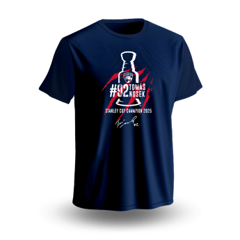 Florida Panthers koszulka męska Tomáš Nosek #92 Stanley Cup Champion 2025 Navy