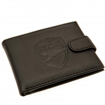 Arsenal skórzany portfel Rfid black