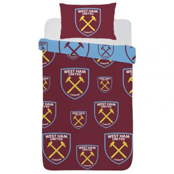 West Ham United pościel na jedno łóżko reverse