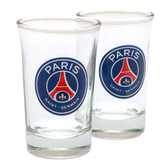 Paris Saint Germain zestaw 2 kieliszków glass