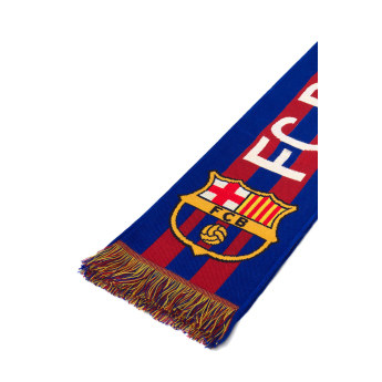 Barcelona szalik zimowy stripe