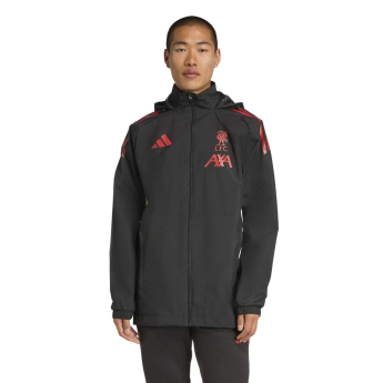 Liverpool męska kurtka z kapturem Allweather black