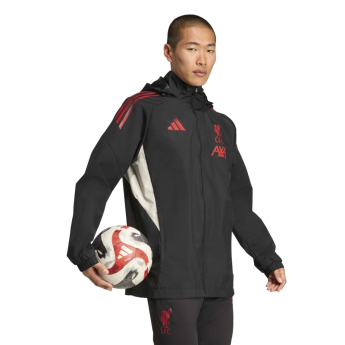 Liverpool męska kurtka z kapturem Allweather black