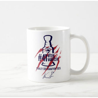 Florida Panthers kubek Vítek Vaněček #92 Stanley Cup Champion 2025