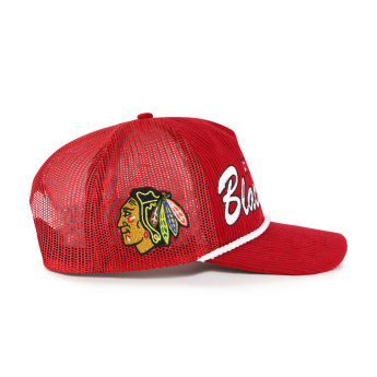 Chicago Blackhawks czapka baseballówka Double Header Mesh 47 HITCH RF red