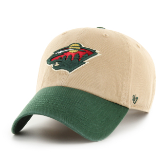 Minnesota Wild czapka baseballówka Two Tone 47 CLEAN UP w/ No Loop Label
