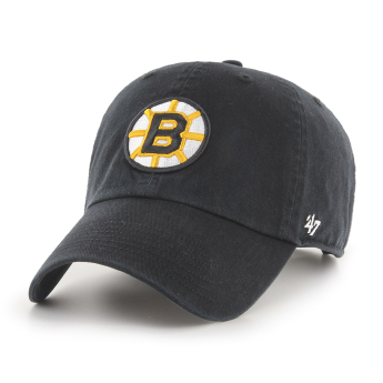 Boston Bruins czapka baseballówka 47 CLEAN UP w/ No Loop Label black