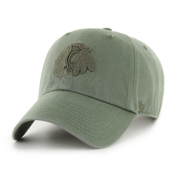 Chicago Blackhawks czapka baseballówka 47 CLEAN UP w/No Loop Label green