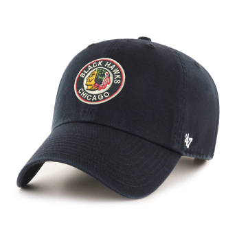 Chicago Blackhawks czapka baseballówka 47 CLEAN UP Adjustable black