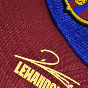 Barcelona czapka baseballówka Signed Lewandowski