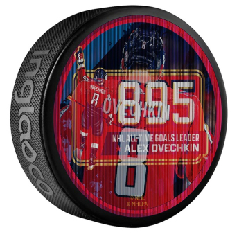 Washington Capitals krążek Alex Ovechkin 895 Goals Lenticular Souvenir Hockey