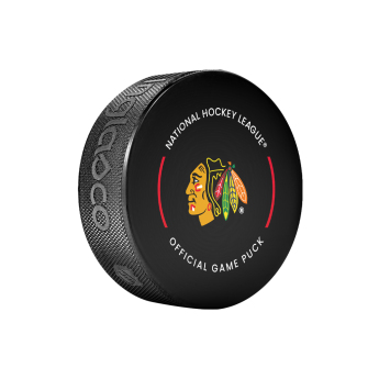 Chicago Blackhawks krążek Official Game Puck 2024-2025