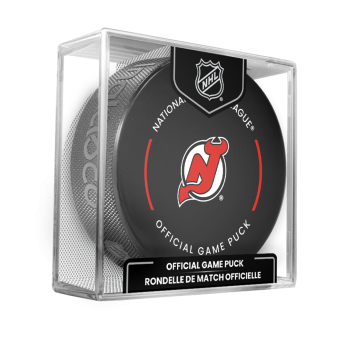 New Jersey Devils krążek Official Game Puck 2024-2025