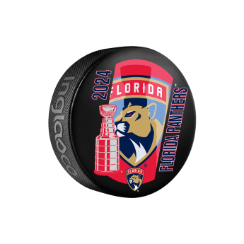 Florida Panthers krążek 2025 Stanley Cup Champions Shadow Souvenir Collector