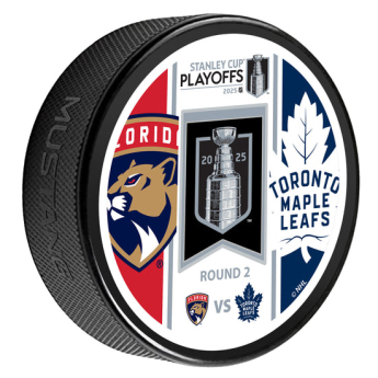 Florida Panthers krążek 2025 Stanley Cup Champions Toronto Maple Leafs & Florida Panthers | 2025 Match Up | Round 2