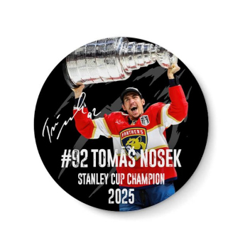 Florida Panthers magneska Tomáš Nosek #92 Stanley Cup Champion 2025