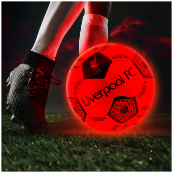 Liverpool piłka LED Glow Football - size 5