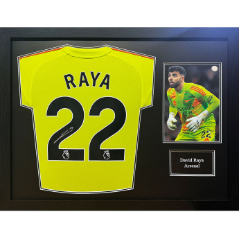 Słynni piłkarze koszulka w antyramie 2024-2025 Raya Signed Shirt (Framed)