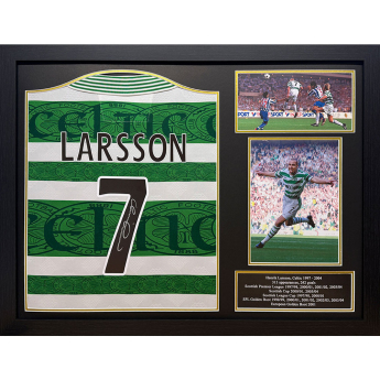 Słynni piłkarze koszulka w antyramie 1996 Larsson Signed Shirt (Framed)