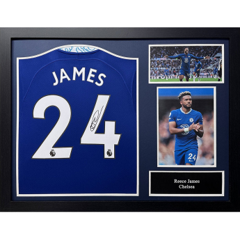 Słynni piłkarze koszulka w antyramie 2022-2023 James Signed Shirt (Framed)