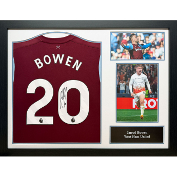 Słynni piłkarze koszulka w antyramie 2023-2024 Bowen Signed Shirt (Framed)