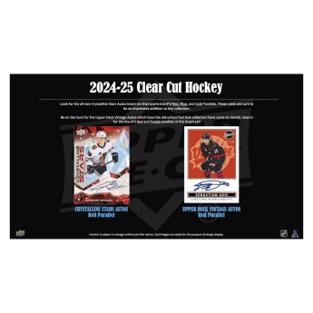NHL pudełka karty hokejowe NHL 2024-25 Upper Deck Clear Cut Hobby Box