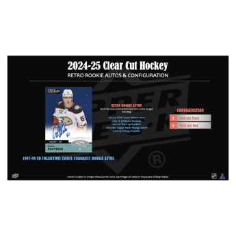 NHL pudełka karty hokejowe NHL 2024-25 Upper Deck Clear Cut Hobby Box