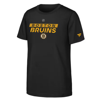 Boston Bruins koszulka dziecięca Pro Wordmark black