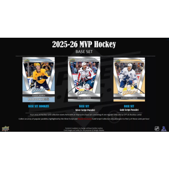 NHL pudełka karty hokejowe NHL 2025-26 Upper Deck MVP Hockey Gravity Retail Box