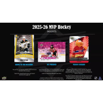 NHL pudełka karty hokejowe NHL 2025-26 Upper Deck MVP Hockey Gravity Retail Box