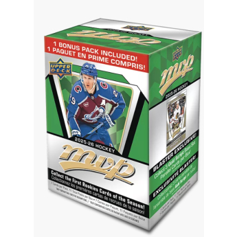 NHL pudełka karty hokejowe NHL 2025-26 Upper Deck MVP Hockey Blaster Box