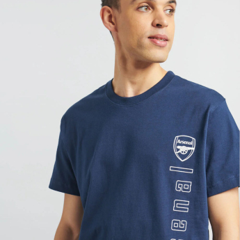 Arsenal koszulka męska Text navy