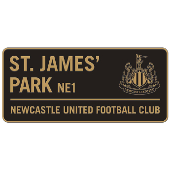 Newcastle United tablica na ścianę Two Tone Street