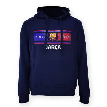 Barcelona męska bluza z kapturem Return navy