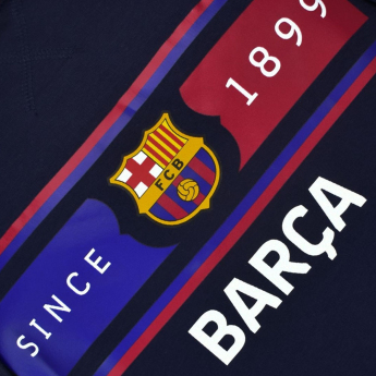 Barcelona męska bluza z kapturem Return navy