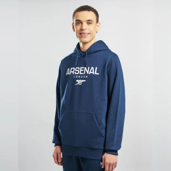 Arsenal męska bluza z kapturem Logo navy