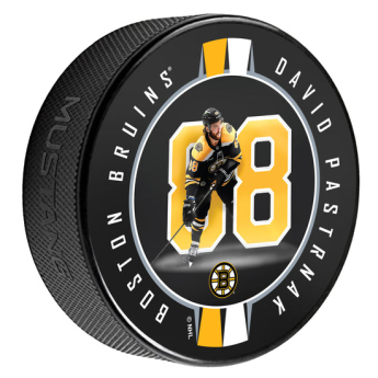 Boston Bruins krążek David Pastrňák #88 Breakout Ribbon