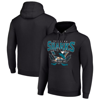 San Jose Sharks męska bluza z kapturem Starter Team Logo Graphic Fleece Tri-Blend black