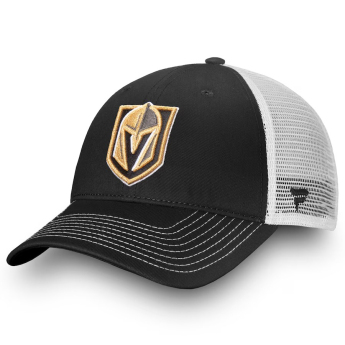 Vegas Golden Knights czapka baseballówka Black/White Slouch Core Primary Trucker