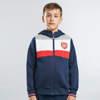 Arsenal dziecięca bluza z kapturem Full Zip colour
