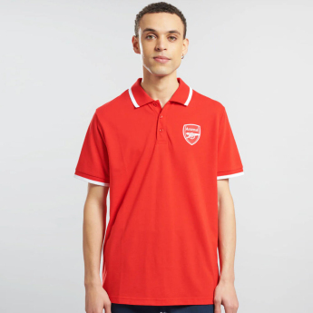 Arsenal męska koszulka polo Logo Tipped red