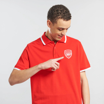 Arsenal męska koszulka polo Logo Tipped red