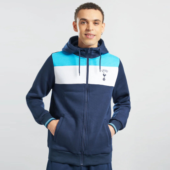 Tottenham męska bluza z kapturem Full Zip colour