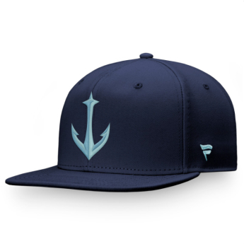 Seattle Kraken czapka flat baseballówka Secondary Logo Snapback navy