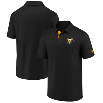 Pittsburgh Penguins męska koszulka polo Authentic Rinkside Performance black