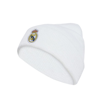 Real Madryt czapka zimowa 19 woolie white
