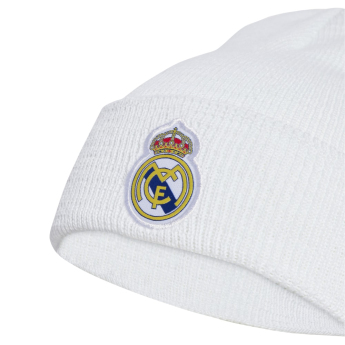 Real Madryt czapka zimowa 19 woolie white