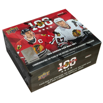 NHL pudełka karty hokejowe NHL 2025-26 Upper Deck Chicago Blackhawks Centennial Box Set