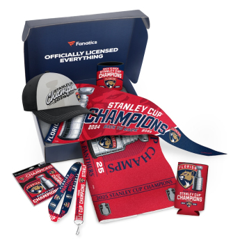 Florida Panthers Zestaw podarunkowy 2025 Stanley Cup Champions Gift Box with Hat